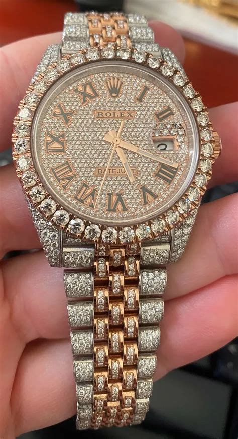 lab made bust down rolex|icebox Rolex.